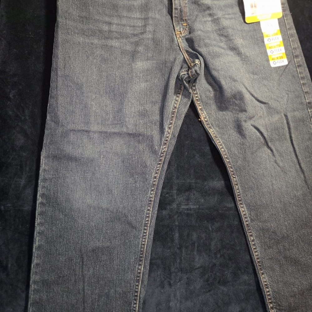 Wrangler Jeans. Blue Relaxed Fit. Stretch. Men's Size 40x29 BNWT - Picture 7 of 7